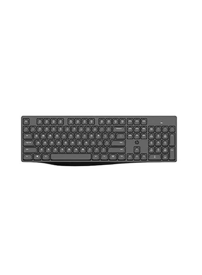 CS10 Wireless Keyboard & Mouse Combo, Ergonomic Design and Silent Typing Keys, Black