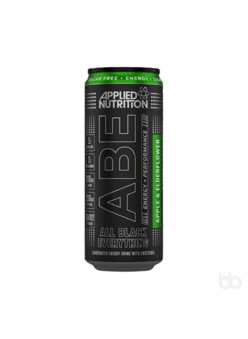Applied Nutrition Abe Energy + Performance (Apple and Elder Flower) 24 in cases  330 ml each