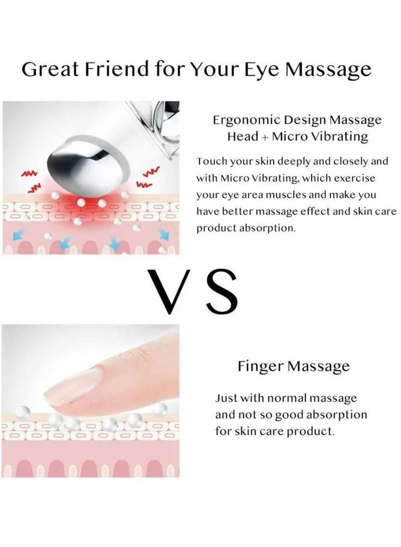 Facial Massage Pen Dark Circle Removal Vibration Wand Heat Import Instrument Lip Beauty Anti Sonic Stick Eye Massager