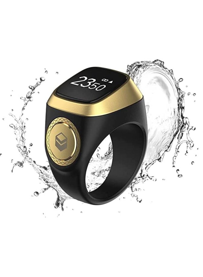 Smart Tasbih Zikr Ring Lite 20 MM BLACK