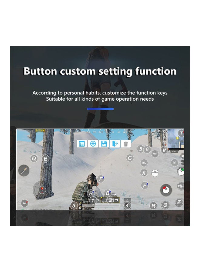 S9 Wireless Bluetooth Game Controller Gaming Gamepad for iOS Android Phone PC