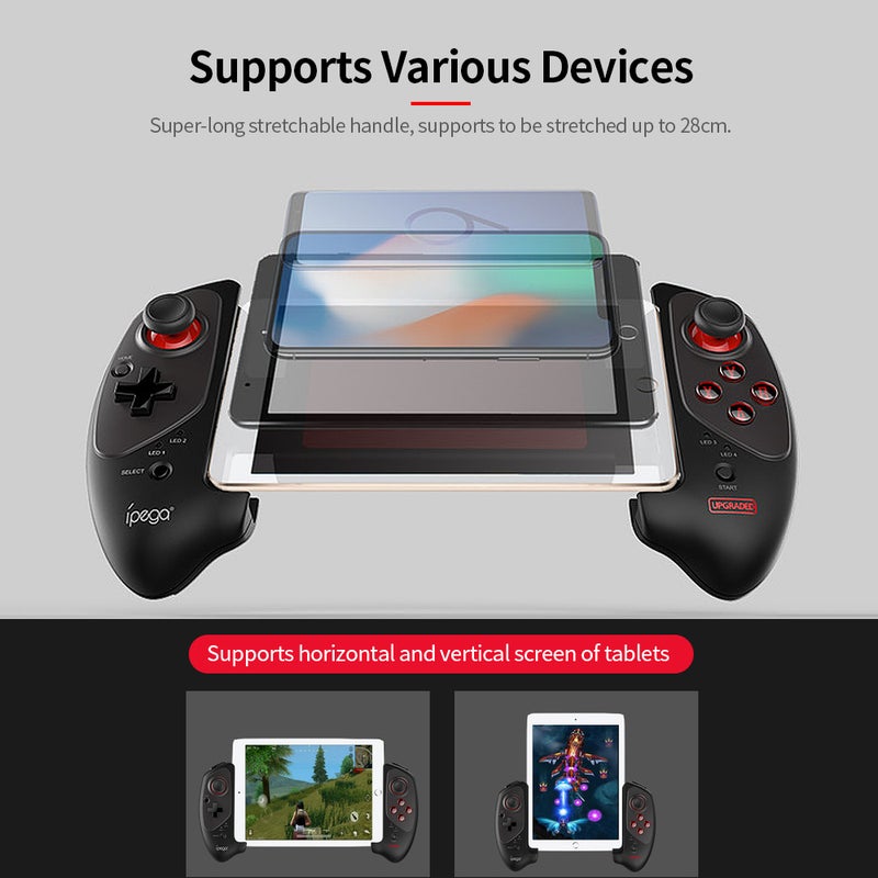 PG-9083S Wireless Bluetooth 4.0 Joystick Gamepad Controller With Handle