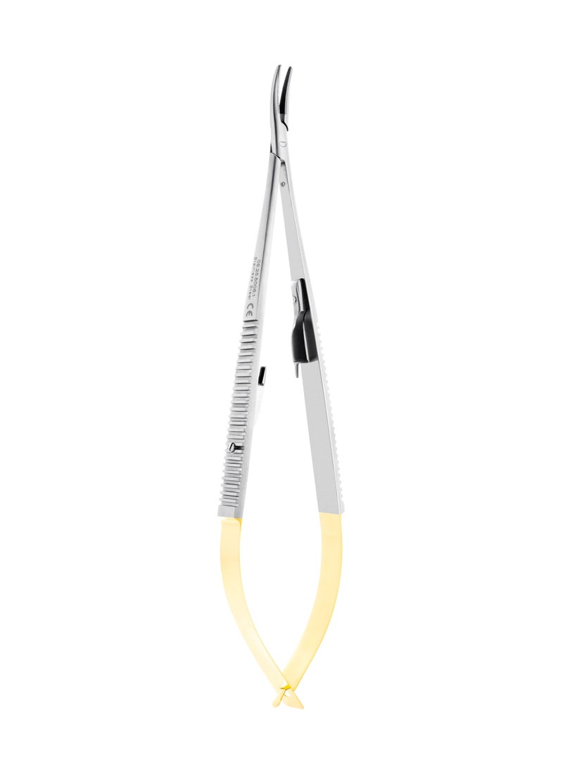 Surgery  Needle Holder Castroviejo Curved Tungsten carbide 18cm