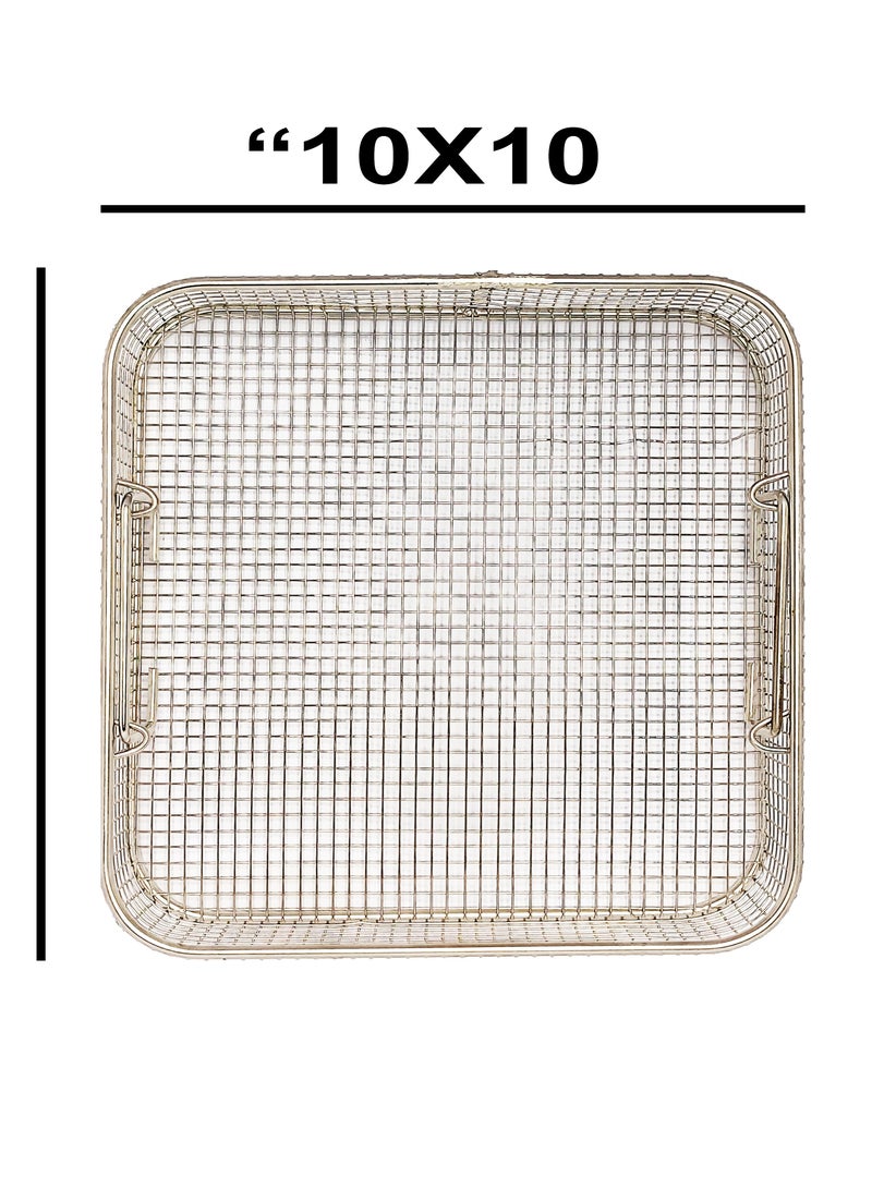 Stainless Steel Fine Mesh Tray For Ultrasonic Cleaning And Sterilization