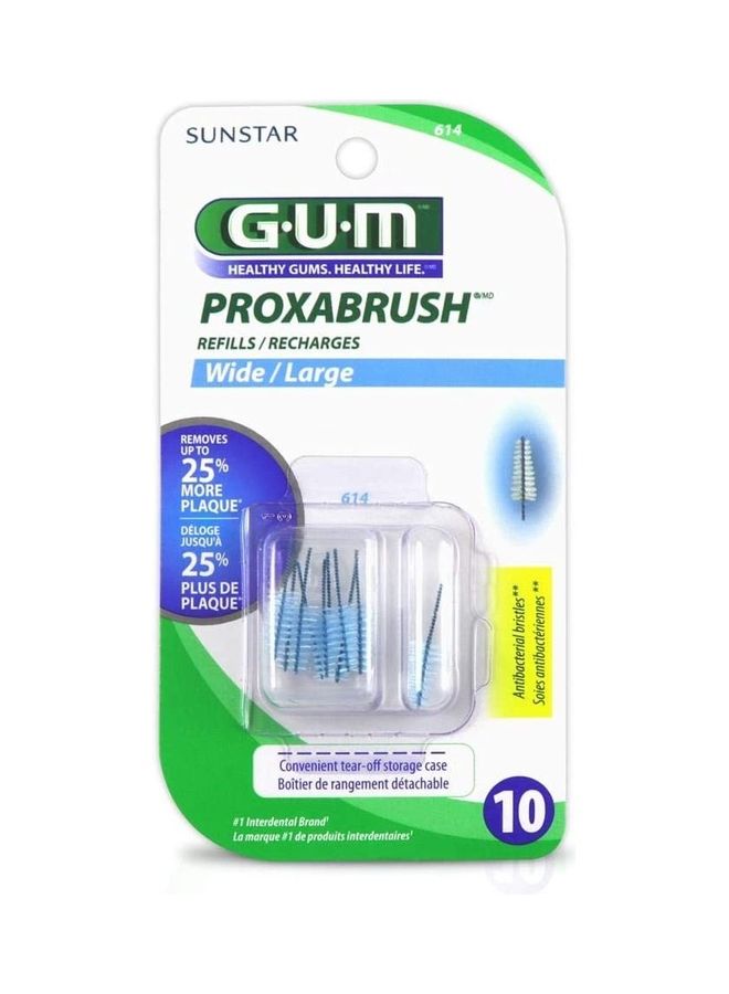 10-Piece Proxabrush Recharge Refills Set