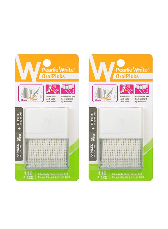 Pack Of 110 Toothpicks In Case With Mirror
