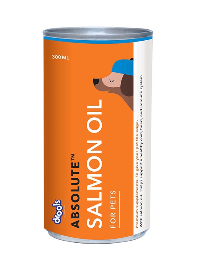 Absolute Salmon Oil Syrup Dog Supplement 300ml