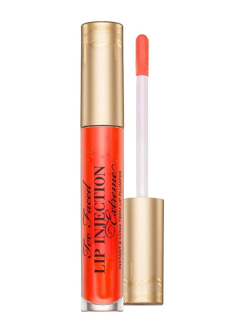 TOO FACED Lip Injection Extreme Lip Plumper, Tangerine Dream, 4 g