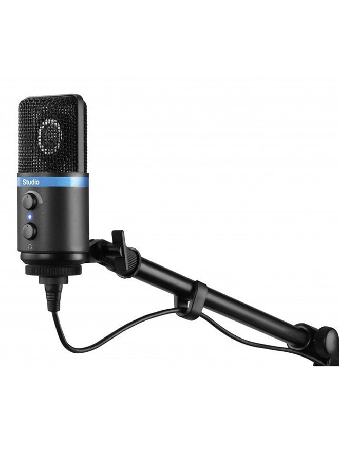 iRig Mic Studio - Compact digital microphone for iOS, Mac, PC & Android IP-IRIG-MicSTDBLA-IN Black