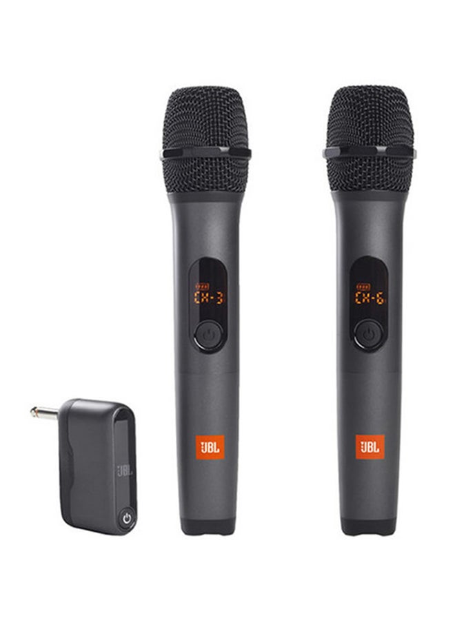 Wireless Microphone Set JBLWIRELESSMIC-D Black