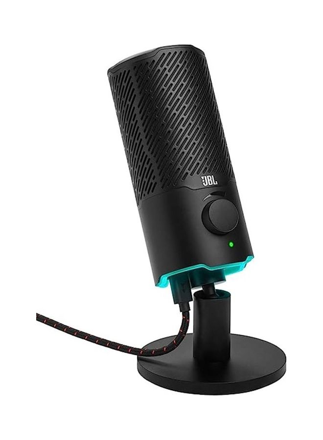 Quantum Stream Dual Pattern Premium USB Microphone For Streaming, Recording And Gaming 50036388948 Black