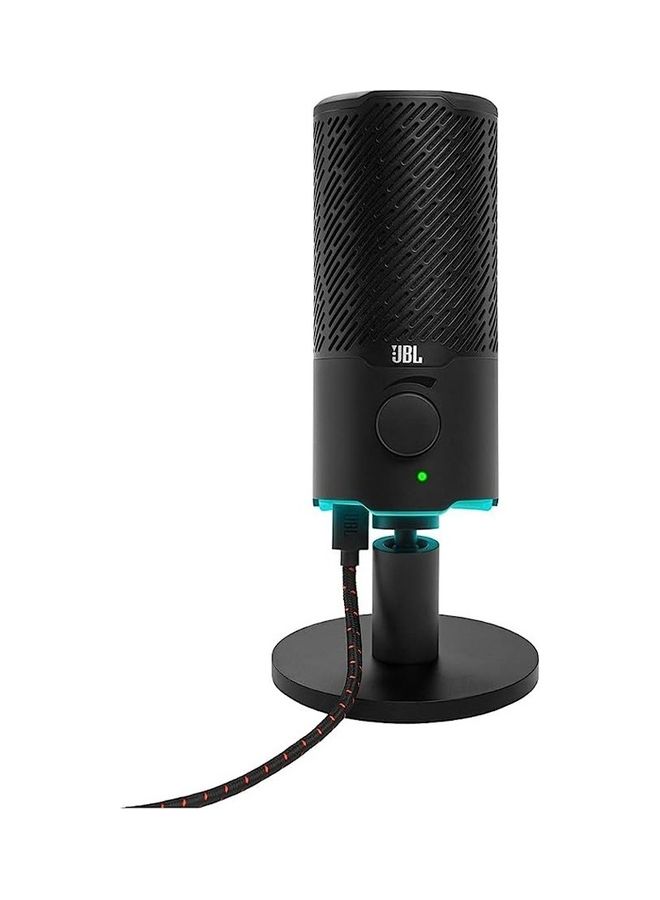 Quantum Stream Dual Pattern Premium USB Microphone For Streaming, Recording And Gaming 50036388948 Black