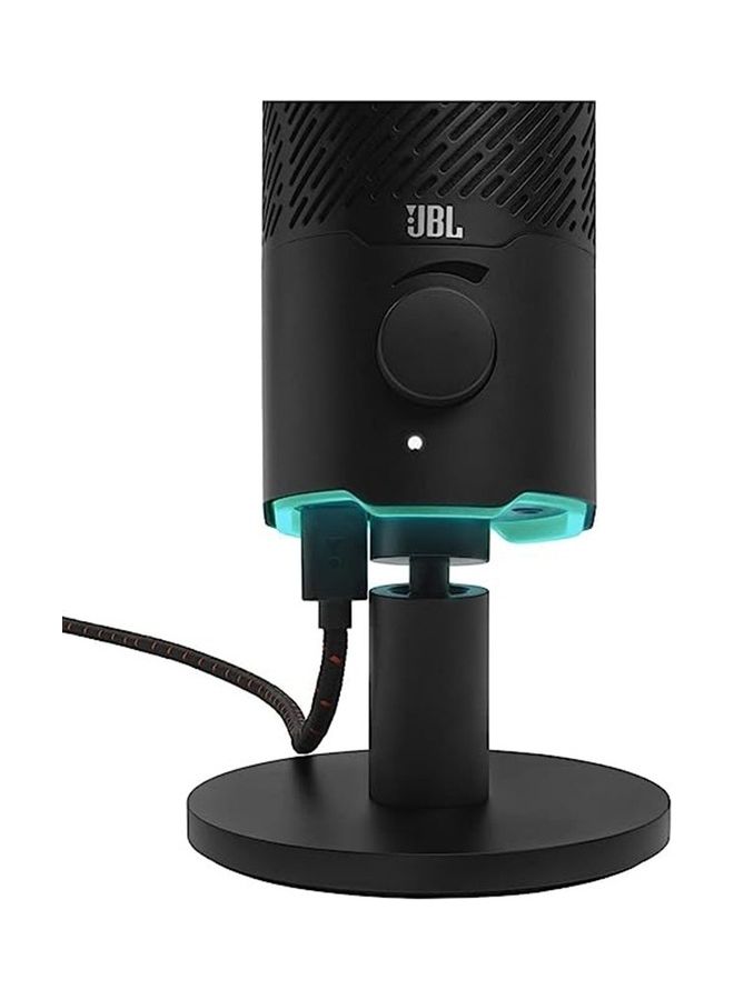Quantum Stream Dual Pattern Premium USB Microphone For Streaming, Recording And Gaming 50036388948 Black