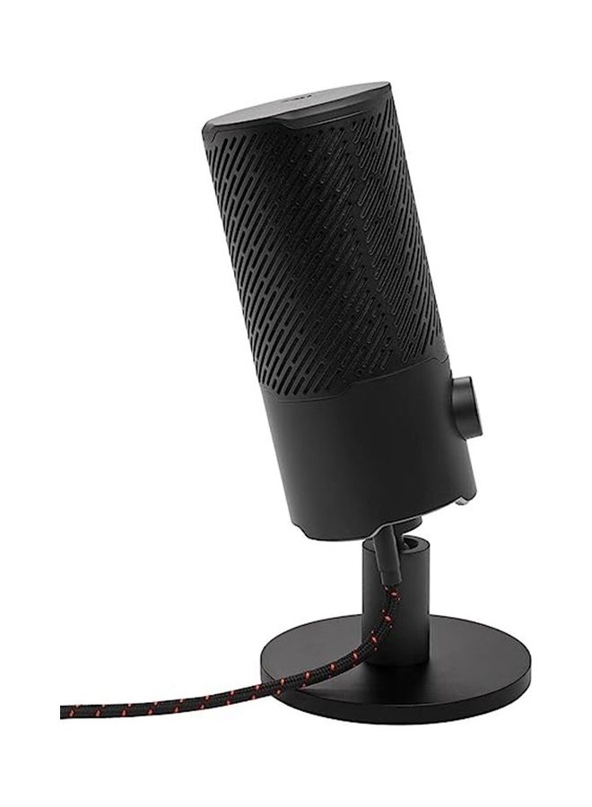 Quantum Stream Dual Pattern Premium USB Microphone For Streaming, Recording And Gaming 50036388948 Black