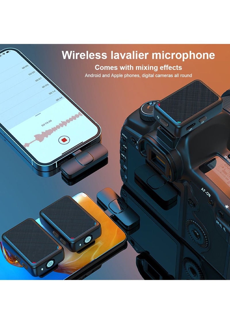 Lavalier Wireless Recording Microphone System