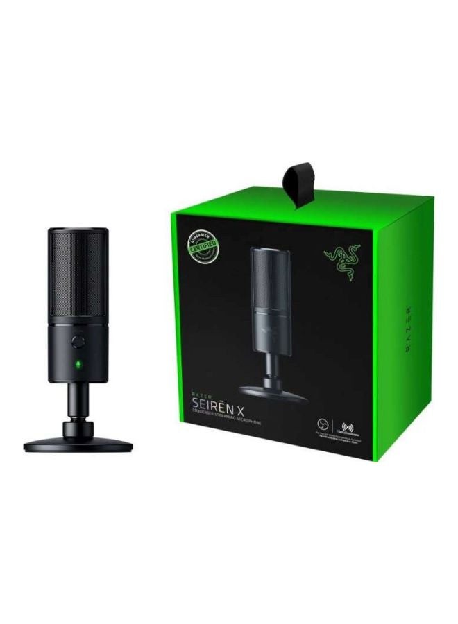 Seiren X High Quality Stereo HD Microphone Black