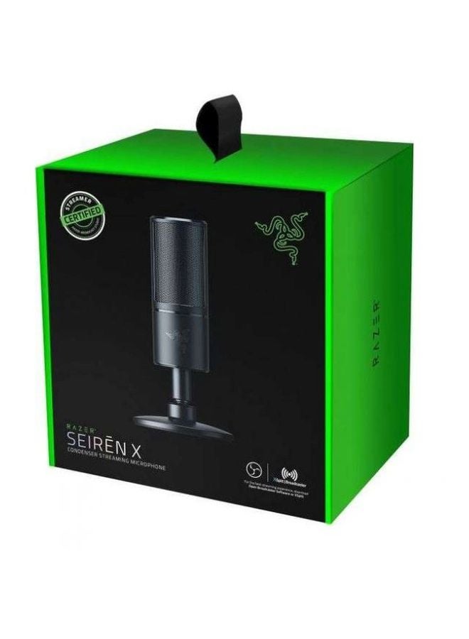 Seiren X High Quality Stereo HD Microphone Black