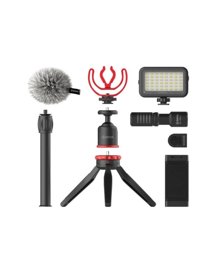 All In One Video Kit With By-Mm1 Shot Gun Vg350 Black/Red/Grey