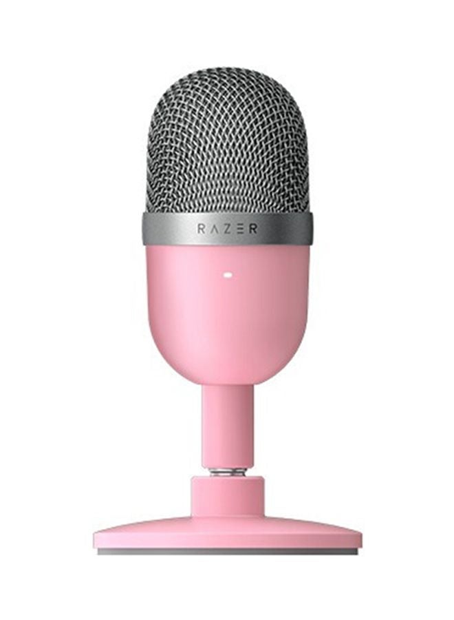 Seiren Mini Streaming Microphone RZ19-03450200-R3M1 Pink/Silver