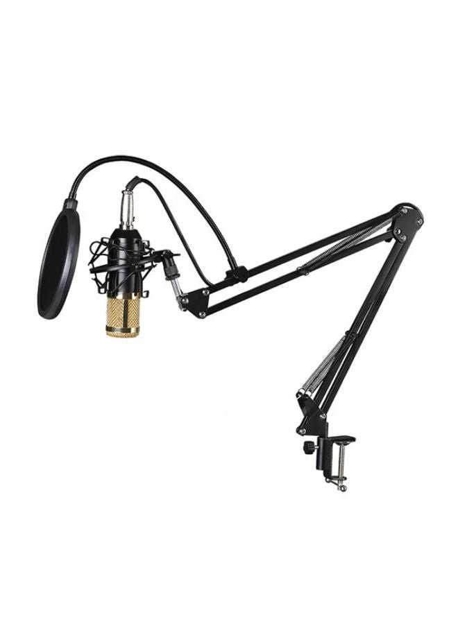 Multifunctional Live V9 Sound Card and BM800 Suspension Microphone Kit Broadcasting Recording Condenser Microphone Set Webcast Live Sound Card for Computers and Mobile phone