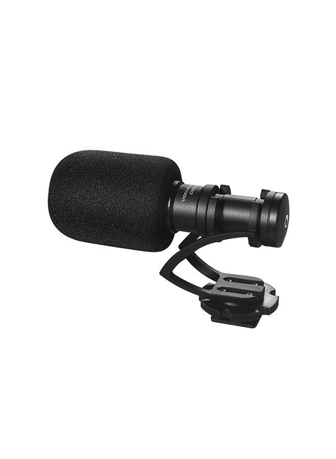 On-Camera Microphone With Shock-Mount D4890B1 Black