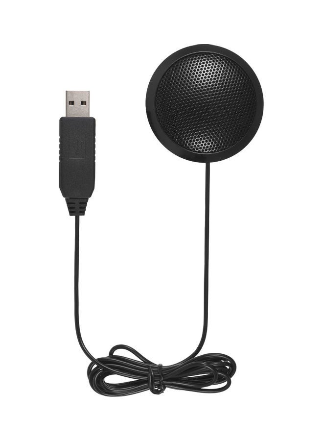 Microphone Mic with USB Port Black