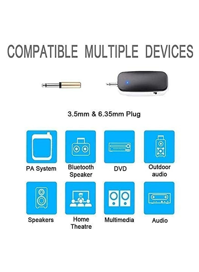 Wireless Microphone Headset, UHF Wireless Mic Headset and Handheld 2 in 1, 165 ft Range for Voice Amplifier, Stage Speakers ,Teacher, Fitness Instructor