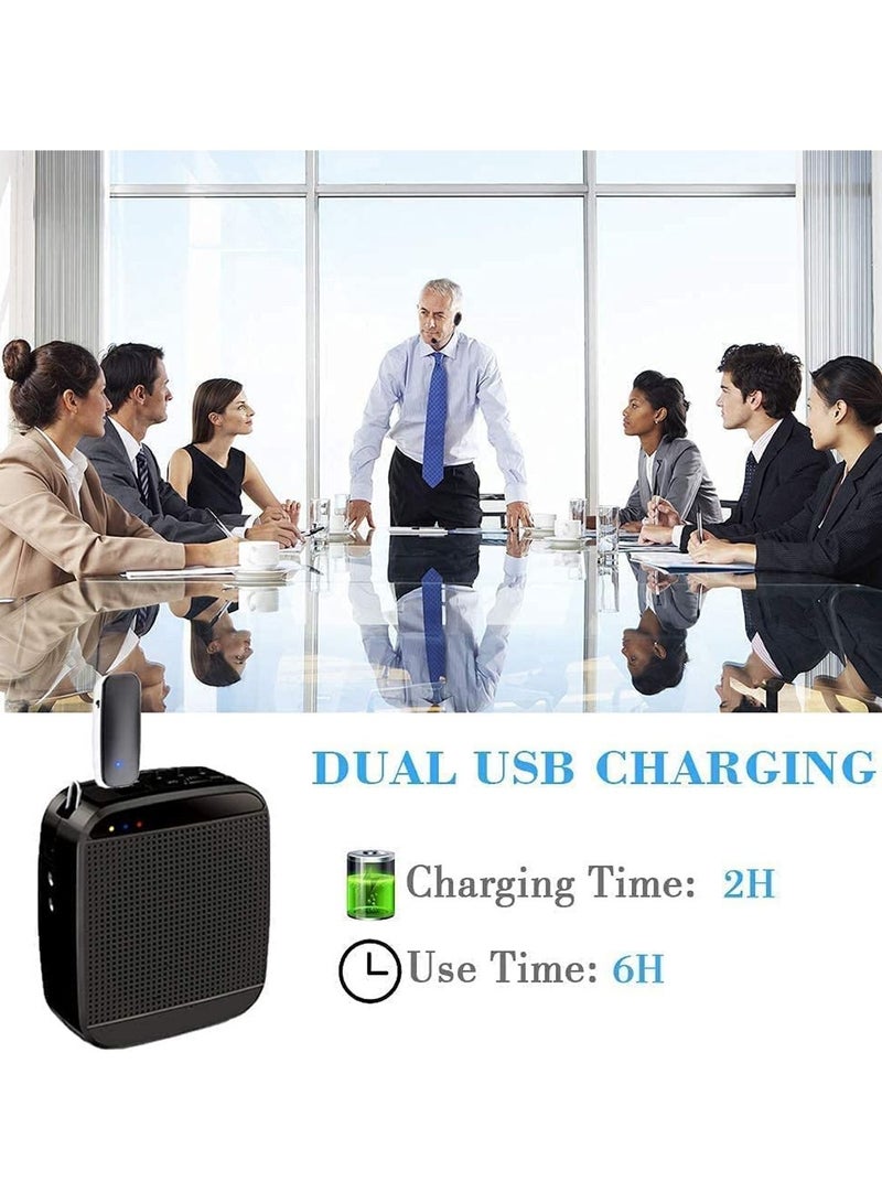 Wireless Microphone Headset, UHF Wireless Mic Headset and Handheld 2 in 1, 165 ft Range for Voice Amplifier, Stage Speakers ,Teacher, Fitness Instructor