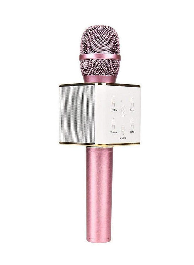 Portable Wireless Karaoke Microphone 4472200182 Pink/White
