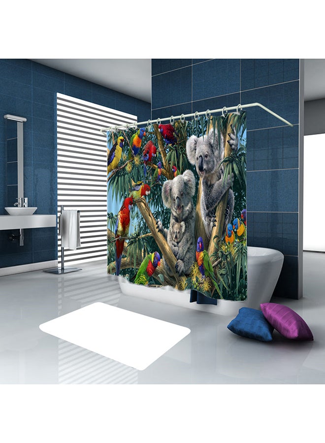 Simulation 3D Printed Shower Curtain Multicolour 0.285kg