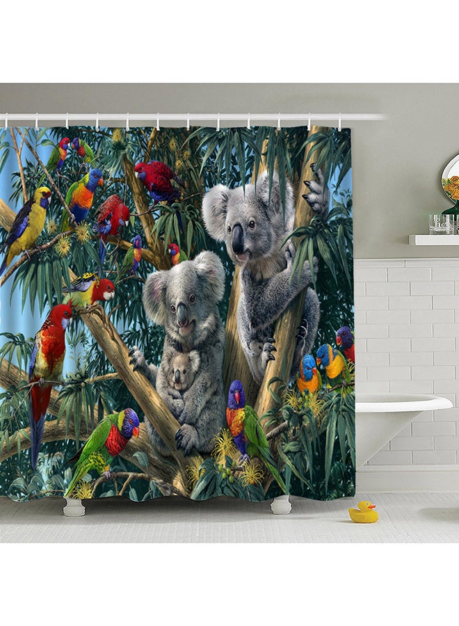 Simulation 3D Printed Shower Curtain Multicolour 0.285kg