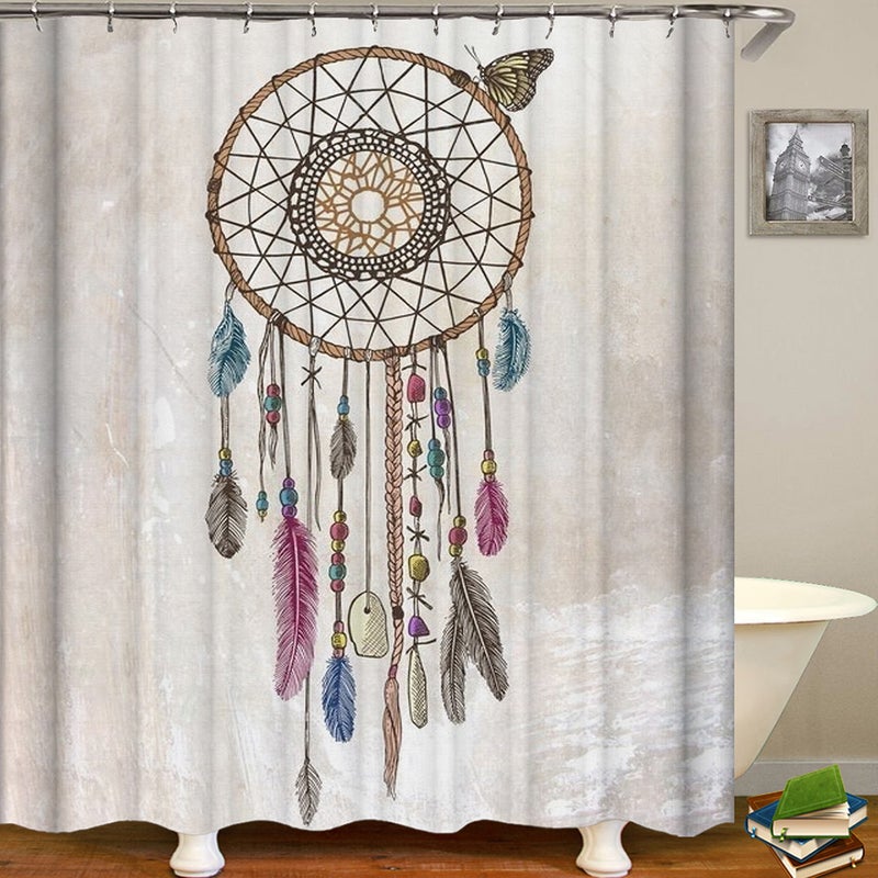 Waterproof Shower Curtain Multicolour 430grams