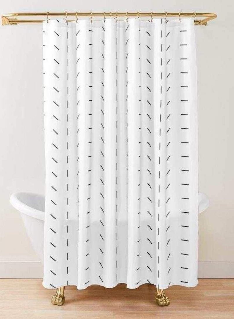 Boho Shower Curtain, SYOSI 1Pcs Standard Boho Shower Curtain Size 72x72 inch Shower Curtain Hooks Included with Shower Curtain
