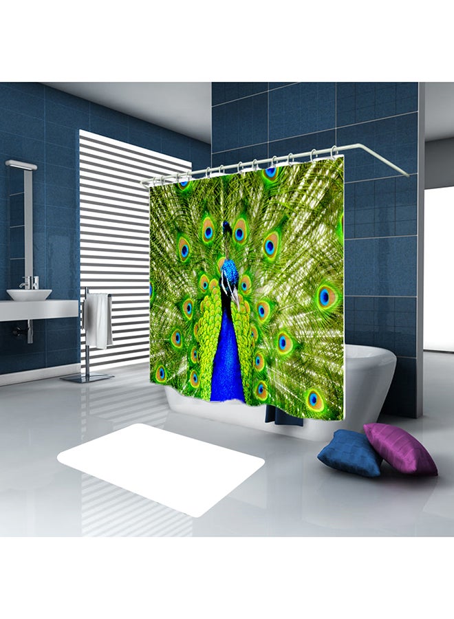 Simulation 3D Printed Shower Curtain Multicolour 0.285kg