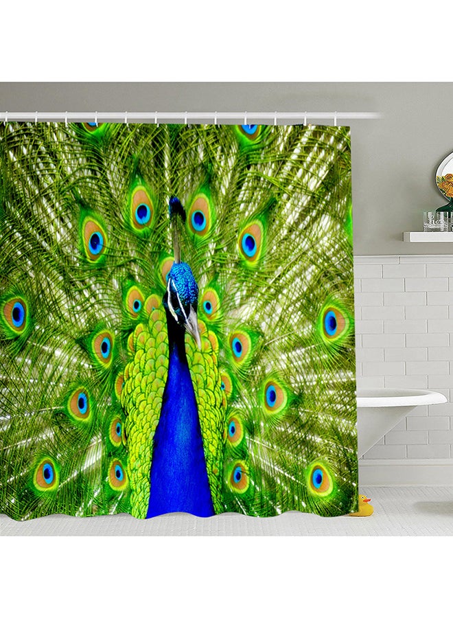 Simulation 3D Printed Shower Curtain Multicolour 0.285kg