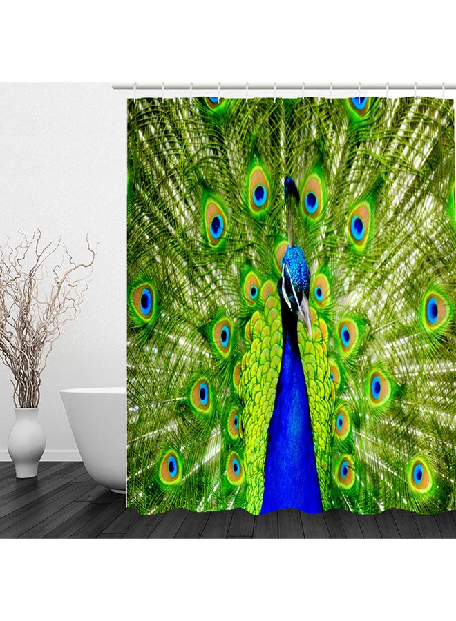 Simulation 3D Printed Shower Curtain Multicolour 0.454kg