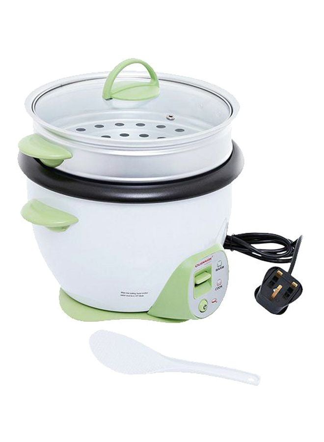 Electric Rice And Curry Cooker 1.8 L 650.0 W OMRC2117N White/Green/Clear