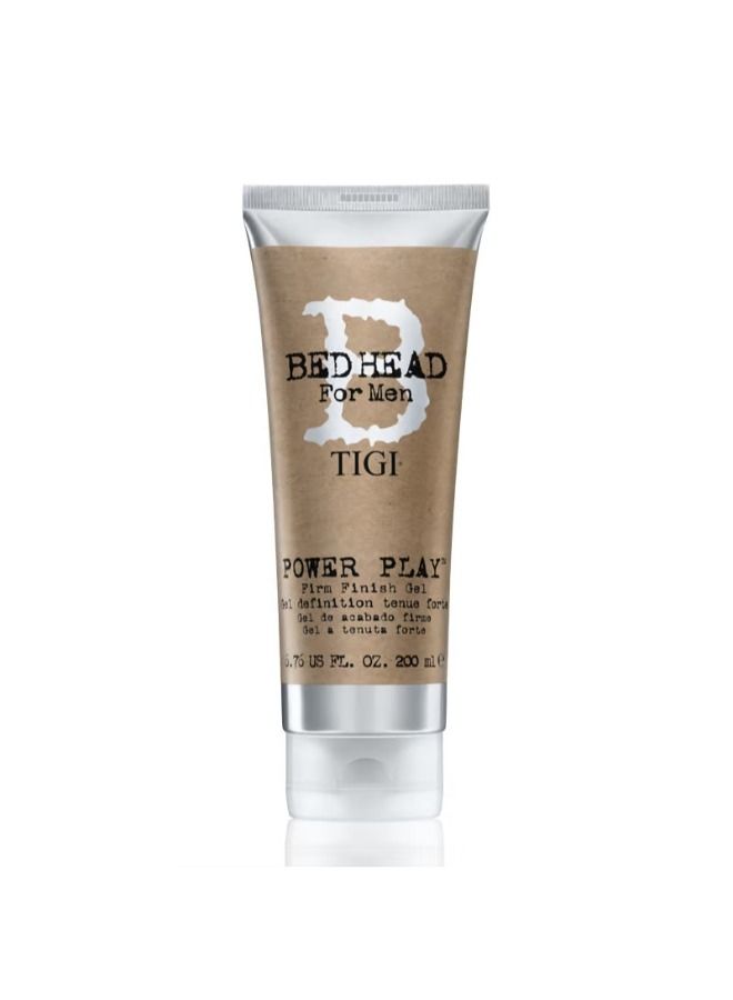 Bed Head for Men by Tigi Power Play Mens Hair Gel for Strong Hold 200ml