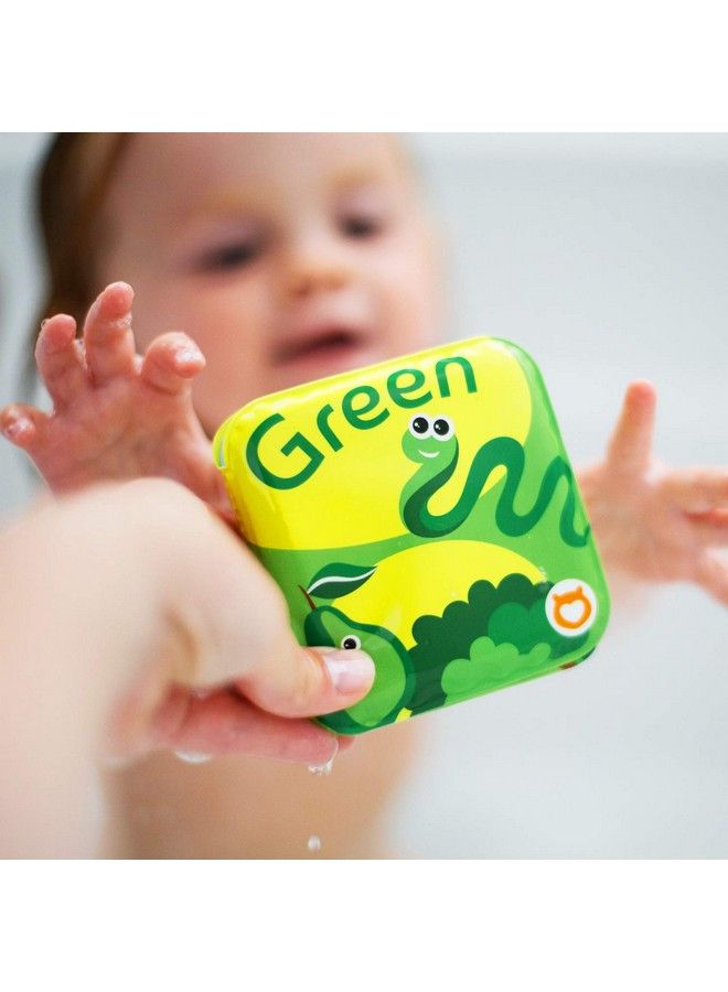 Floating Baby Bath Books For Baby. Kids Learning Bath Toys. Waterproof Bathtime Toys For Toddlers. Kids Educational Infant Bath Toys. (Set Of 4: Color Recognition Bath Books)