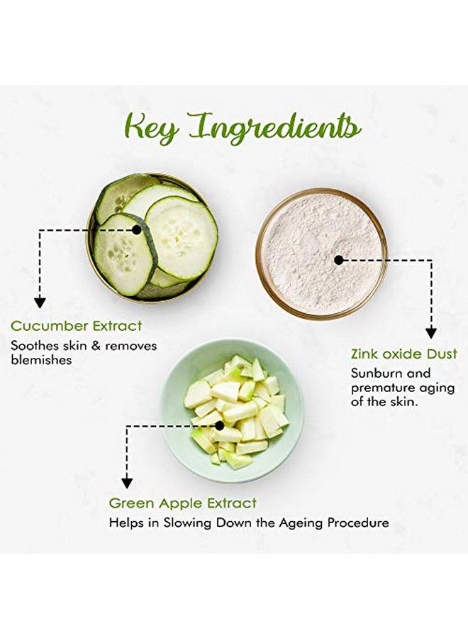 Ultra Rich Green Tea Facial Kit (250Gm) & Green Apple Facial Toner (120Ml) For Skin Balancing Tightens Pores & Heal Sunburn Pack Of 2