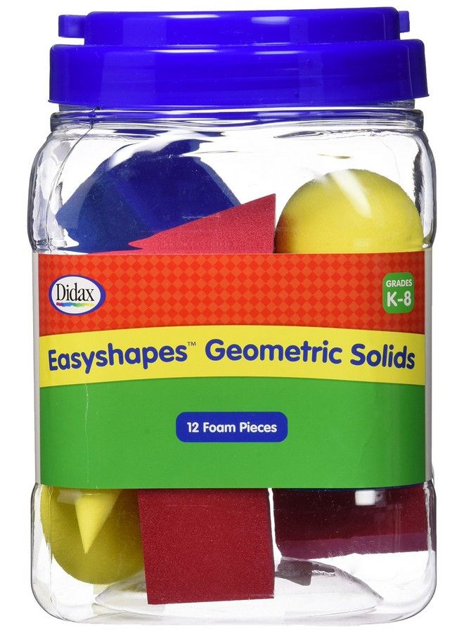 Educational Resources 2 501 Easyshapes Geometric Solids Set