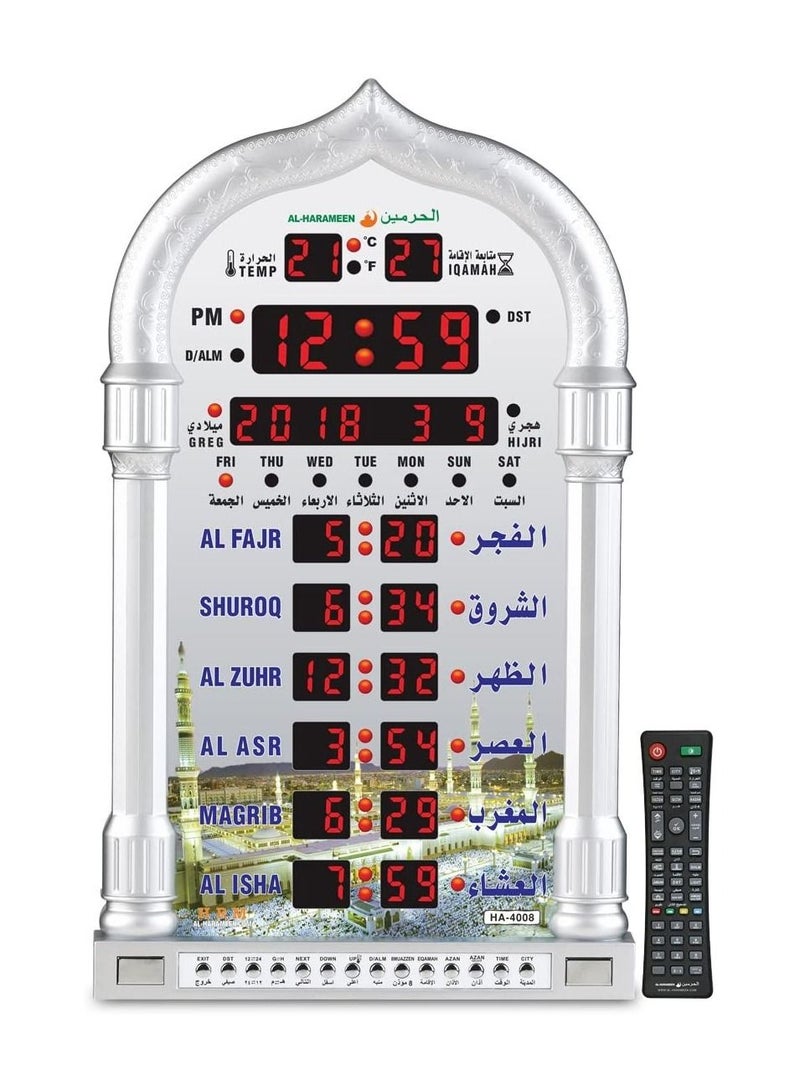Digital LED Islamic Mosque Azan Clock