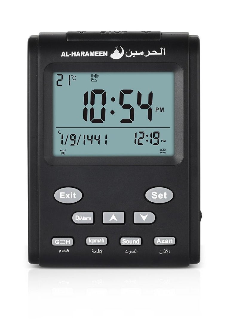 Digital Azan Table Clock With Worldwide Prayer Times