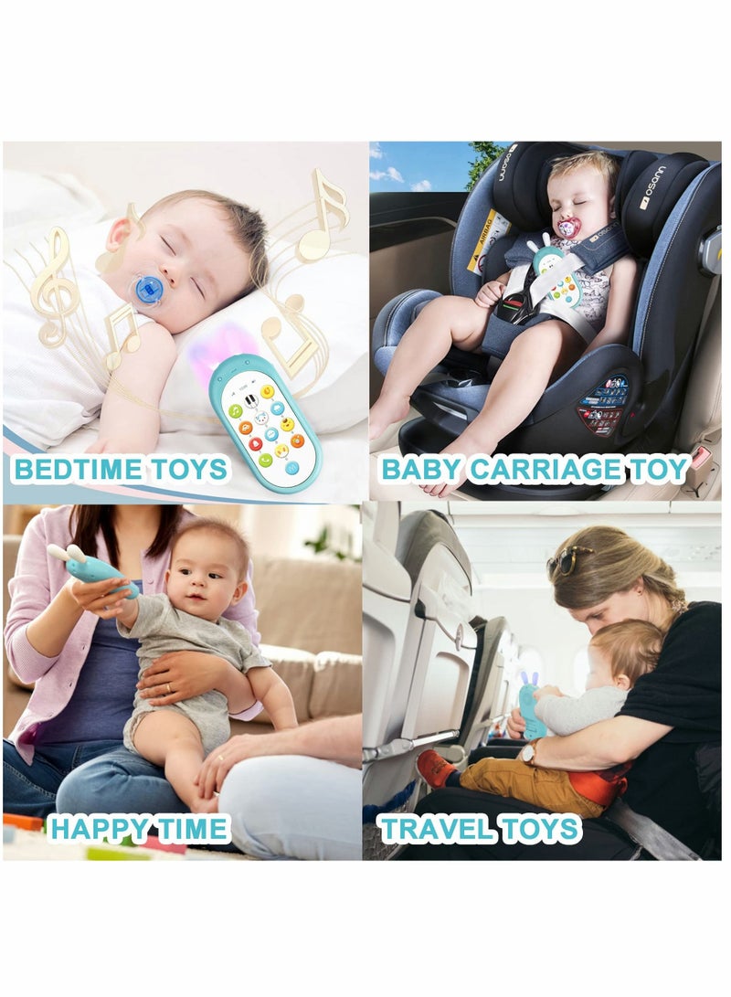 Baby Early Education Toys Mobile Phone, Music Teething Glowing Toy Talking Educational Birthday Gift for Preschool Children