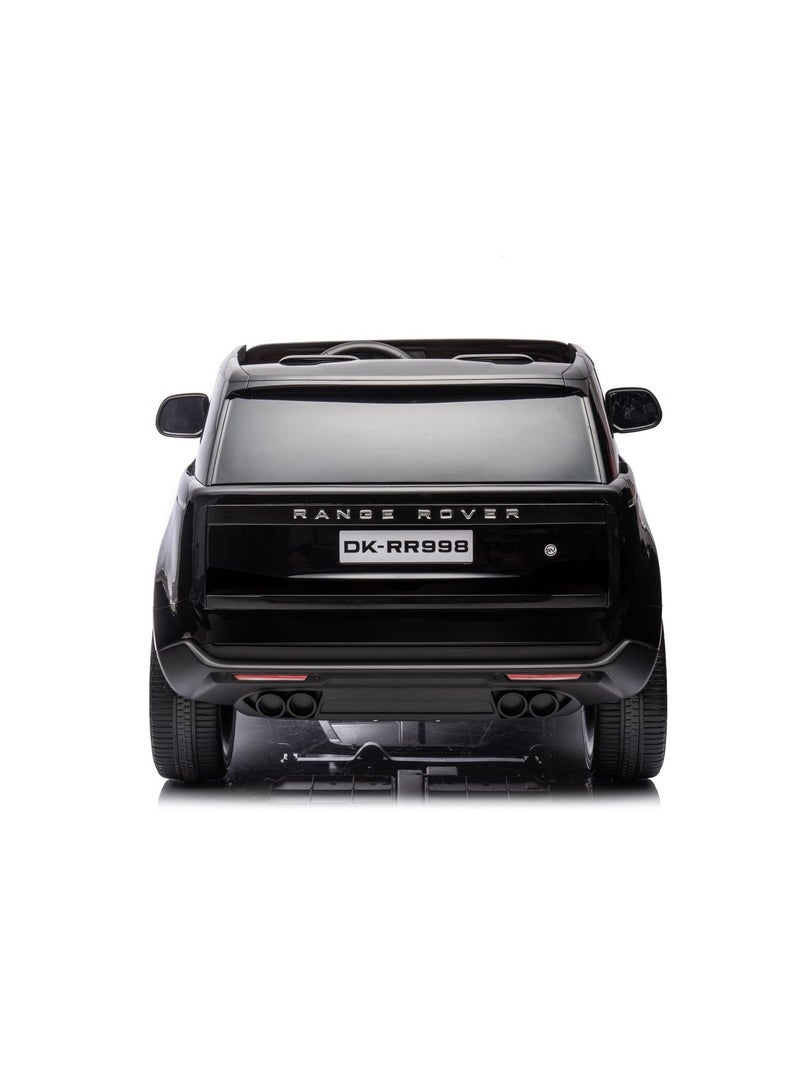 Range Rover EVA Wheels  Ride On For Kids 12V/4M - Black