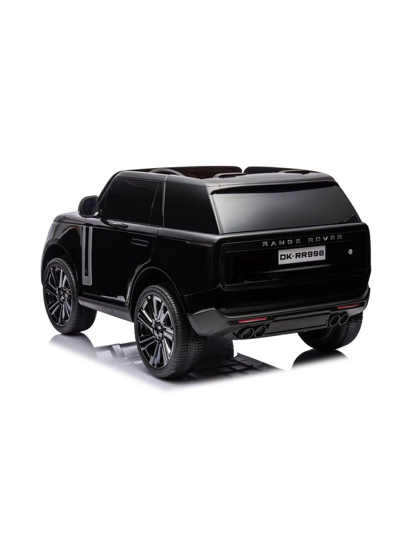 Range Rover EVA Wheels  Ride On For Kids 12V/4M - Black