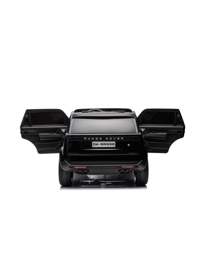 Range Rover EVA Wheels  Ride On For Kids 12V/4M - Black