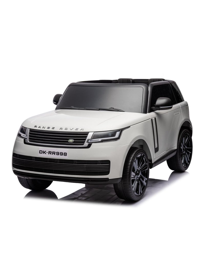 Range Rover Eva Wheels Ride On For Kids 12V/4M Painted White