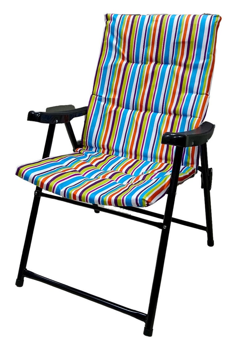Foldable Camping Chair with Cusion Premium Quality/Beach Chair/Garden Chair/Fishing Chair/Picnic Chair