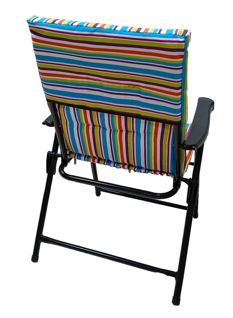 Foldable Camping Chair with Cusion Premium Quality/Beach Chair/Garden Chair/Fishing Chair/Picnic Chair